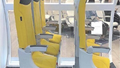 推“半站立”式座椅 廉价航空要出“站票”?