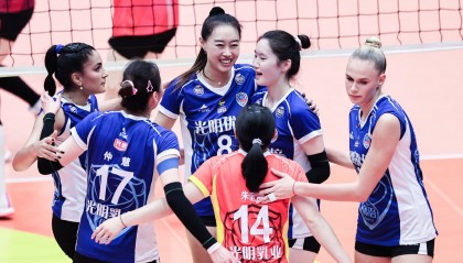 惊天大逆转！上海女排3-2夺4连胜 龚翔宇休战江苏残阵赛季首败