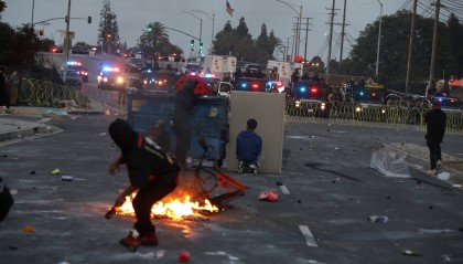 国民警卫队进驻洛杉矶 新华社记者直击冲突现场
