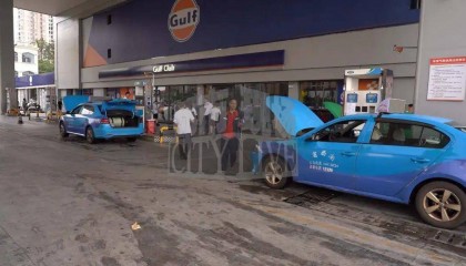 南昌南斯友好路两家“海湾石油”停业，消费者：昨天还加了油！房东：欠了1.3亿