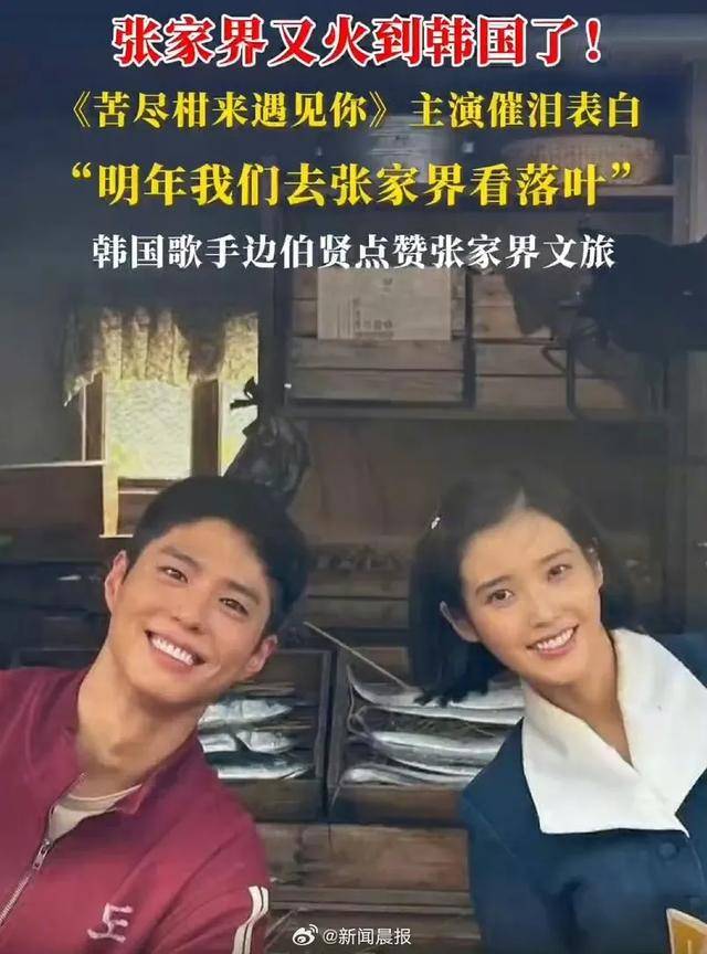 热搜第一！张家界回应因韩剧台词又在韩国爆火