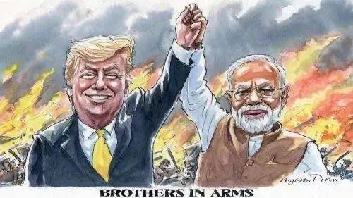 特朗普和莫迪，现在都很愤怒