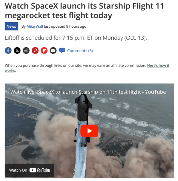 第11次试飞成功，“星舰”实现“活着回来”